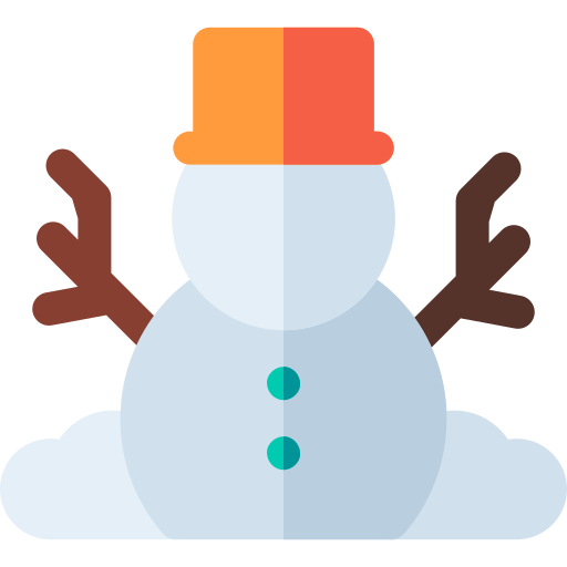 Snowman Basic Rounded Flat icon