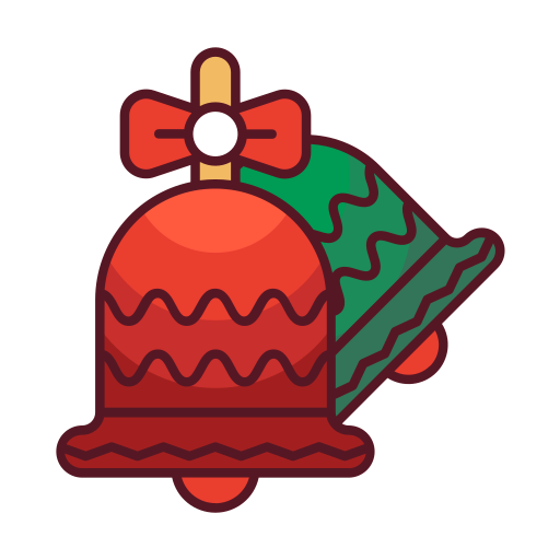 campana de navidad icono gratis