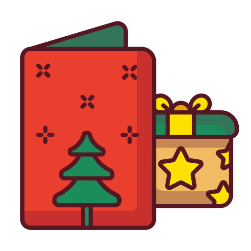 tarjeta de navidad icono gratis