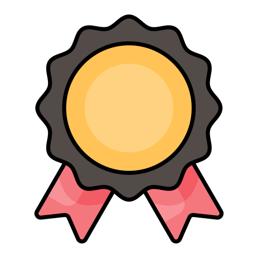 Badge Generic Outline Color icon