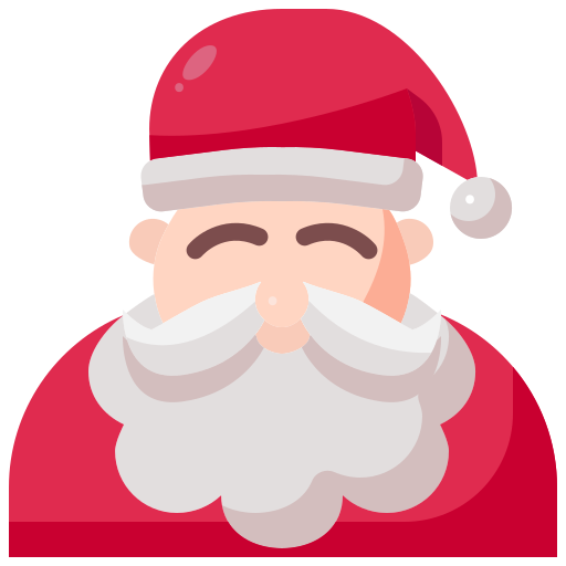 papá noel icono gratis