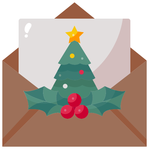 tarjeta de navidad icono gratis