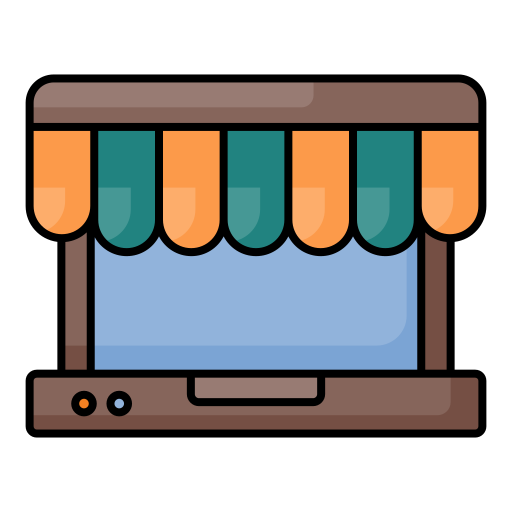 tienda online icono gratis