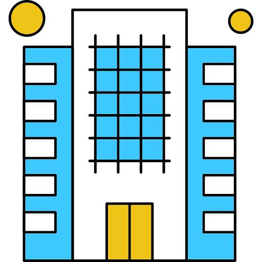 edificio de oficinas icono gratis