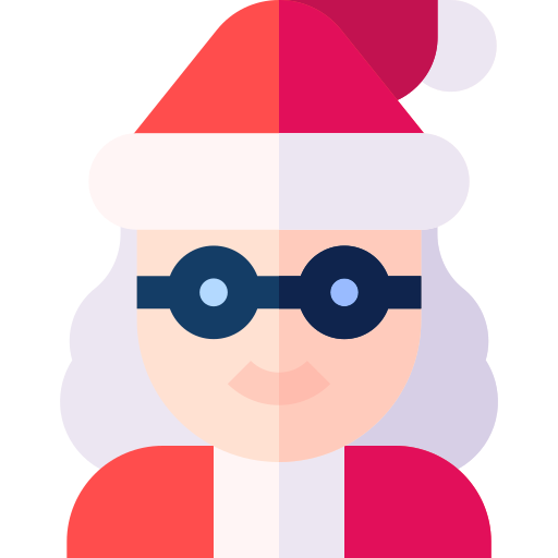 Señora Claus Iconos Gratis De Navidad 9286