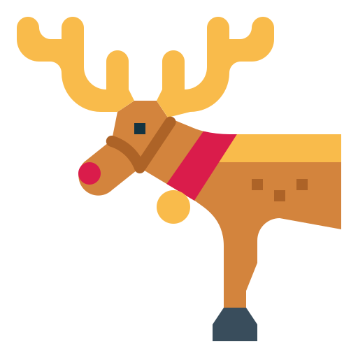 Reindeer free icon Reindeer free icon