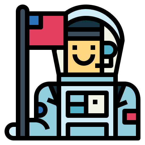 astronauta icono gratis