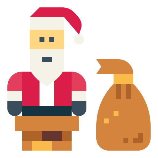 papá noel icono gratis