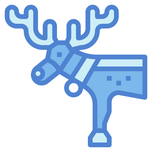 Reindeer free icon Reindeer free icon