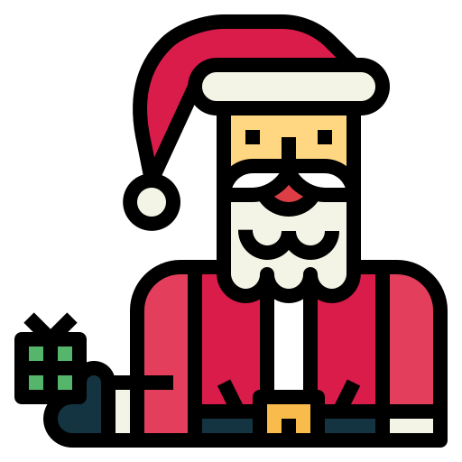 papá noel icono gratis