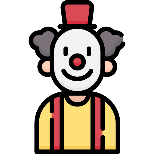 payaso icono gratis