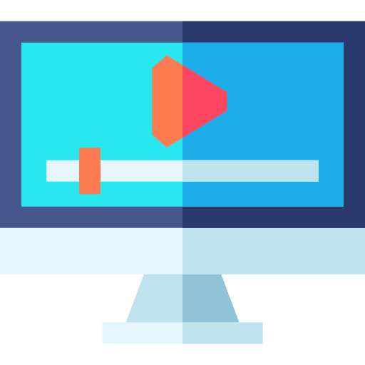 Video Basic Straight Flat icon