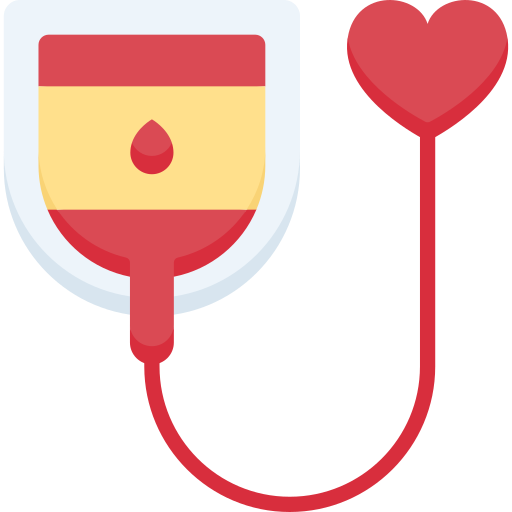 donación de sangre icono gratis