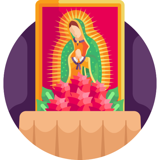 virgen de guadalupe icono gratis