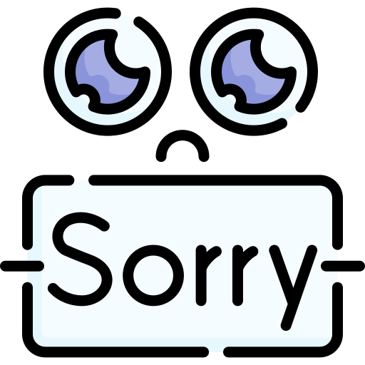 sorry logo