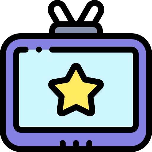 aplicación de tv icono gratis