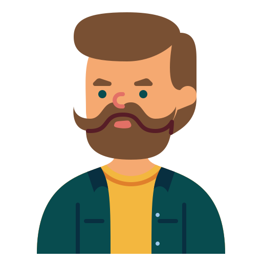 Hipster icon Ultimatearm Flat