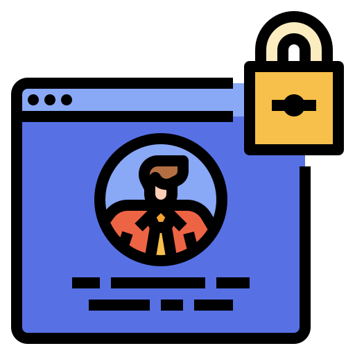 Online privacy - Free technology icons