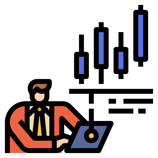 Stock market free icon Stock market free icon