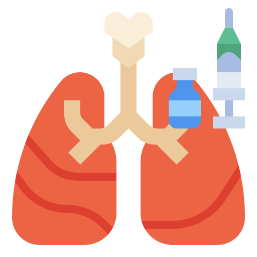 neumonía icono gratis