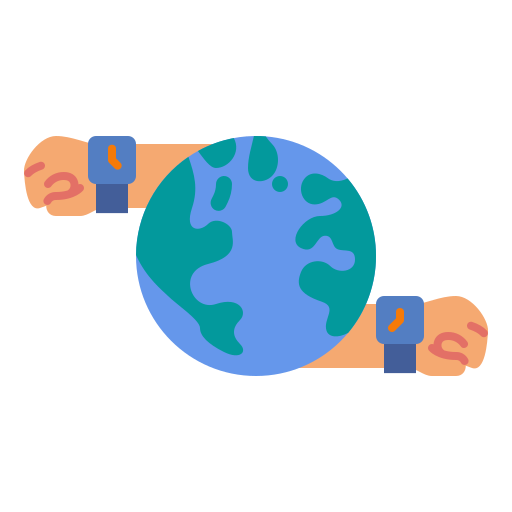 en todo el mundo icono gratis