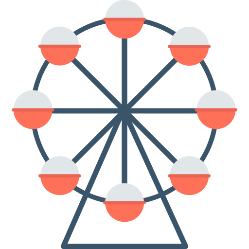 колесо обозрения бесплатно иконка колесо обозрения бесплатно иконка