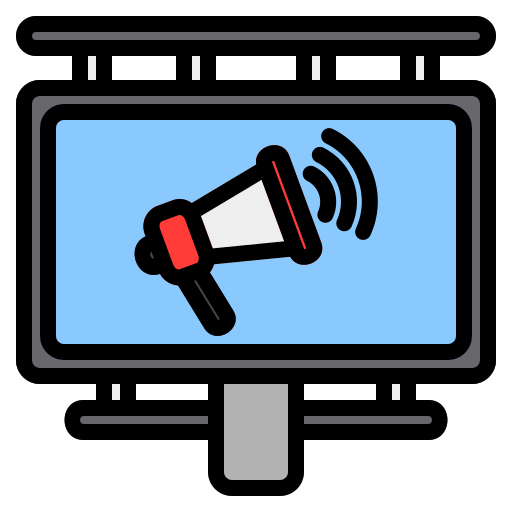 Billboard free icon