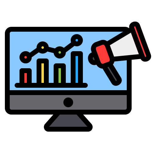 Digital marketing free icon