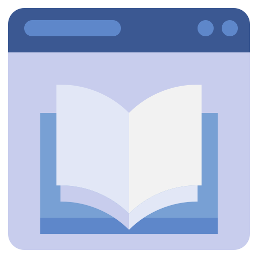 Ebook Surang Flat icon