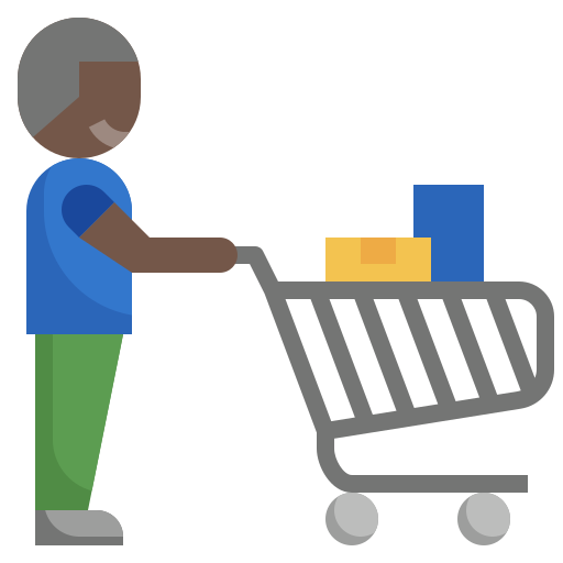 Shopping Cart Surang Flat Icon