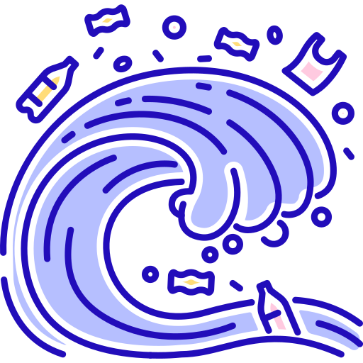 Загрязнение воды бесплатно иконка