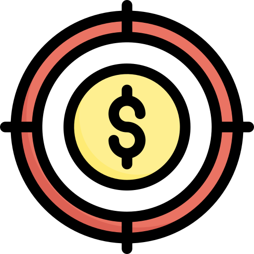 Target Generic Outline Color icon