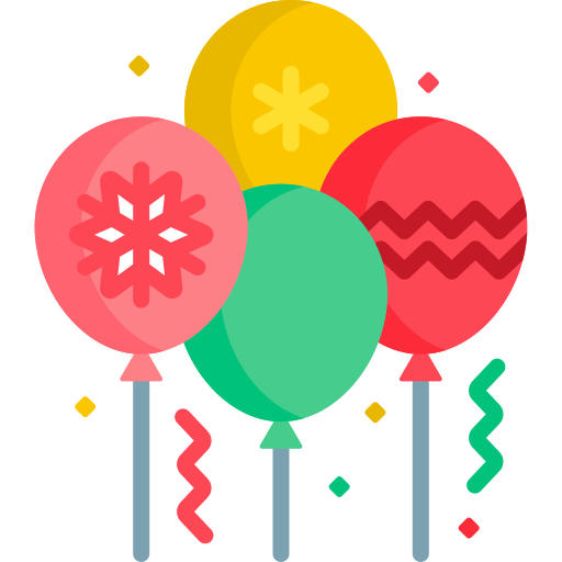 Balloons free icon