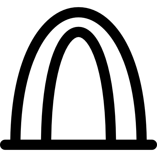 arco de la entrada icono gratis