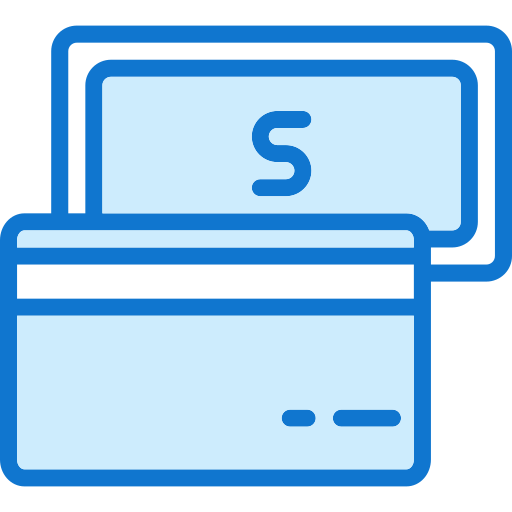 Card payment Generic Blue icon