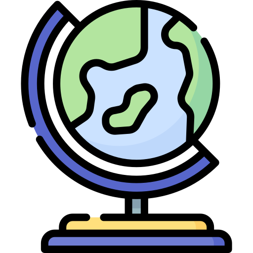 Earth globe Special Lineal color icon