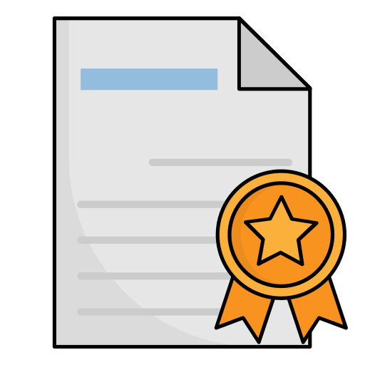 certificado grátis ícone certificado grátis ícone