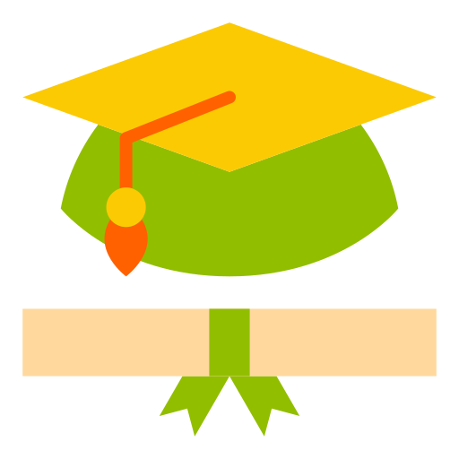 graduación icono gratis