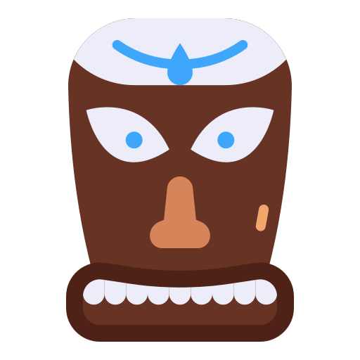 máscara tiki icono gratis