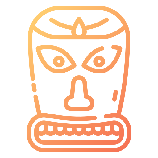 máscara tiki icono gratis