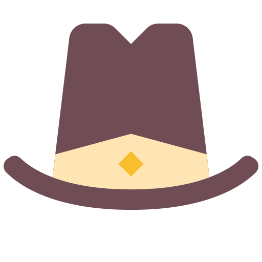 sombrero de vaquero icono gratis