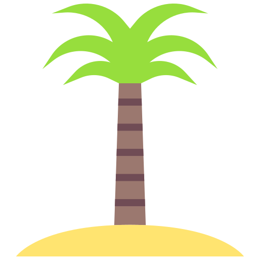 palmera de azúcar icono gratis