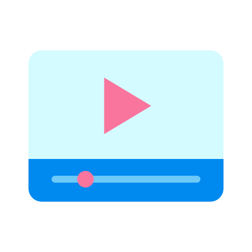 reproductor de video icono gratis