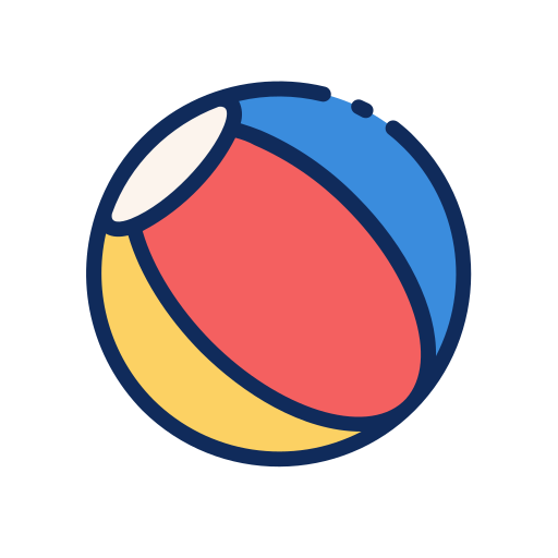 Beach ball Good Ware Lineal Color icon