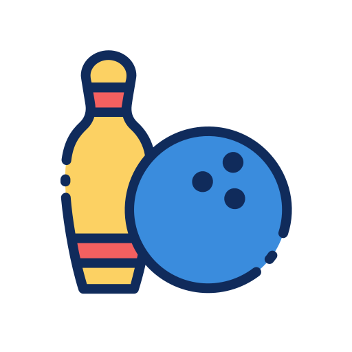 Bowling Good Ware Lineal Color icon