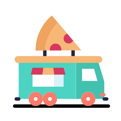 caminhão de pizza grátis ícone caminhão de pizza grátis ícone