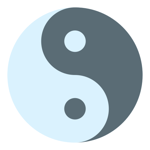 yin yang icono gratis