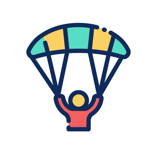 parachute Icône gratuit parachute Icône gratuit