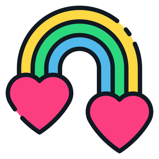 arco iris icono gratis