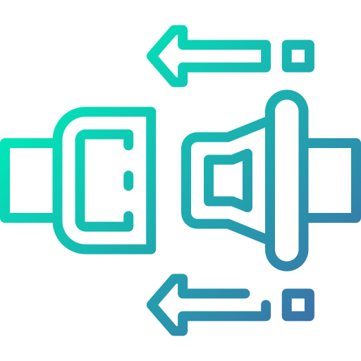 cinturón de seguridad icono gratis